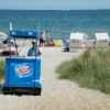 Eismann am Strand